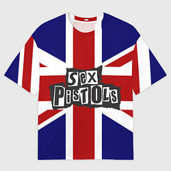 Футболка оверсайз мужская Sex Pistols UK, цвет: 3D-принт