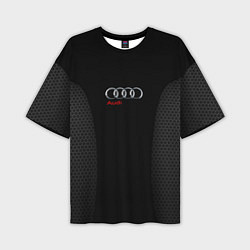 Футболка оверсайз мужская Audi Carbon, цвет: 3D-принт