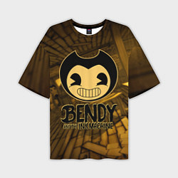 Мужская футболка оверсайз Black Bendy