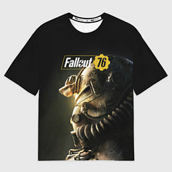 Футболка оверсайз мужская FALLOUT 76, цвет: 3D-принт