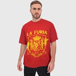 Футболка оверсайз мужская La Furia, цвет: 3D-принт — фото 2