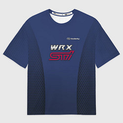 Футболка оверсайз мужская Subaru wrx sti, цвет: 3D-принт
