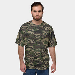 Футболка оверсайз мужская Лига лени, цвет: 3D-принт — фото 2