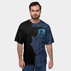 Футболка оверсайз мужская CS:GO Team Liquid, цвет: 3D-принт — фото 2