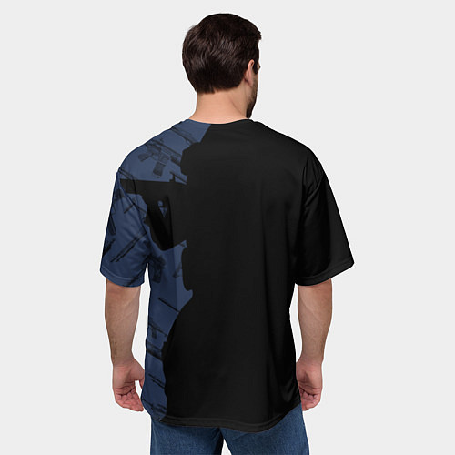 Мужская футболка оверсайз CS:GO Team Liquid / 3D-принт – фото 4