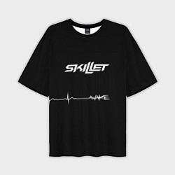 Футболка оверсайз мужская Skillet Awake, цвет: 3D-принт