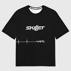 Футболка оверсайз мужская Skillet Awake, цвет: 3D-принт