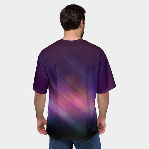 Мужская футболка оверсайз OUT DRIVE / 3D-принт – фото 4