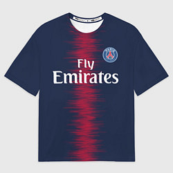 Мужская футболка оверсайз FC PSG Mbappe 18-19