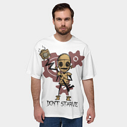 Футболка оверсайз мужская Don't Starve: WX-78, цвет: 3D-принт — фото 2
