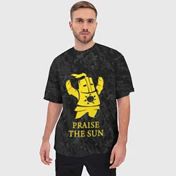 Футболка оверсайз мужская Praise The Sun, цвет: 3D-принт — фото 2
