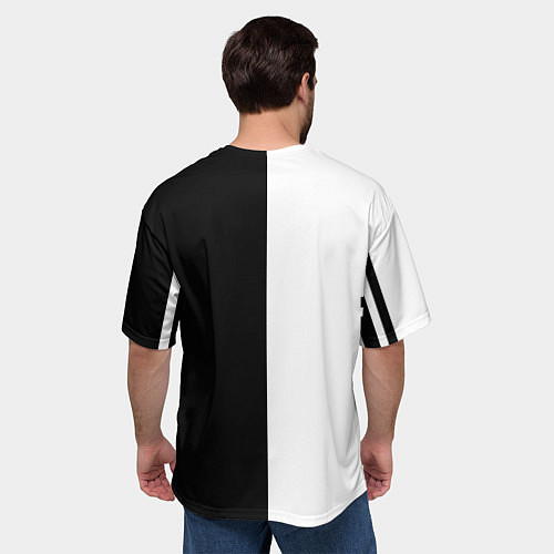 Мужская футболка оверсайз Monokuma School / 3D-принт – фото 4