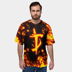 Футболка оверсайз мужская DOOM: The Crucible, цвет: 3D-принт — фото 2