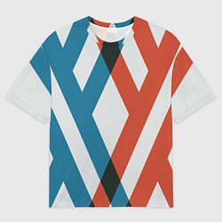 Футболка оверсайз мужская Darling in the Franxx, цвет: 3D-принт