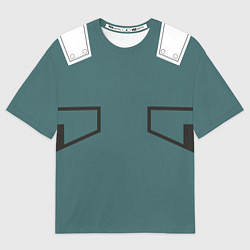 Футболка оверсайз мужская MHA IZUKU MIDORIYA, цвет: 3D-принт