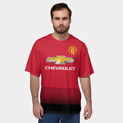 Футболка оверсайз мужская Rashford home 18-19, цвет: 3D-принт — фото 2