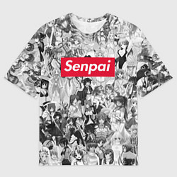 Футболка оверсайз мужская SENPAI Stories, цвет: 3D-принт