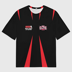 Футболка оверсайз мужская MMA Elite, цвет: 3D-принт