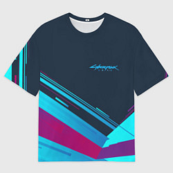 Мужская футболка оверсайз Cyberpunk 2077