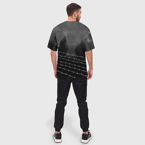 Мужская футболка оверсайз STALKER 2021 / 3D-принт – фото 4