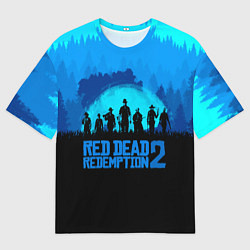 Футболка оверсайз мужская RDR 2: Blue Style, цвет: 3D-принт