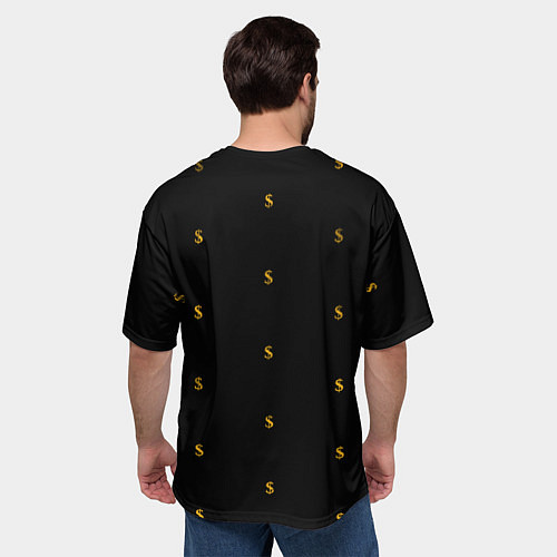 Мужская футболка оверсайз FACE GG Style / 3D-принт – фото 4