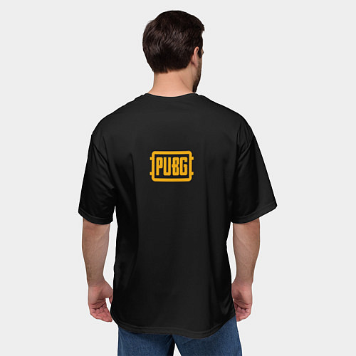 Мужская футболка оверсайз PUBG: Focussed 66 / 3D-принт – фото 4