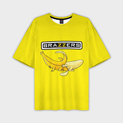 Мужская футболка оверсайз Brazzers: Yellow Banana