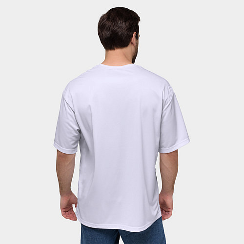 Мужская футболка оверсайз Ahegao Waifu / 3D-принт – фото 4