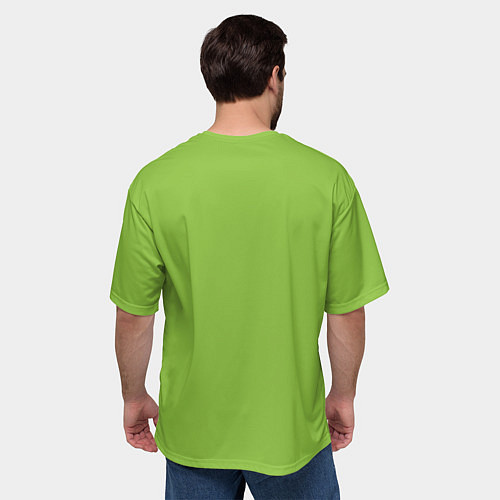 Мужская футболка оверсайз The Grinch / 3D-принт – фото 4