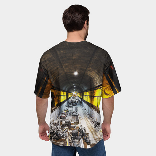 Мужская футболка оверсайз METRO EXODUS EXCLUSIVE / 3D-принт – фото 4