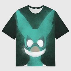 Мужская футболка оверсайз Izuku Midoriya