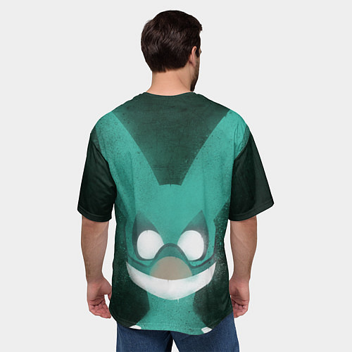 Мужская футболка оверсайз Izuku Midoriya / 3D-принт – фото 4