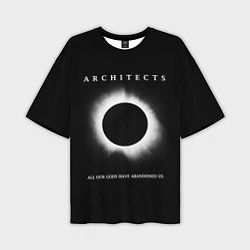 Мужская футболка оверсайз Architects: Black Eclipse