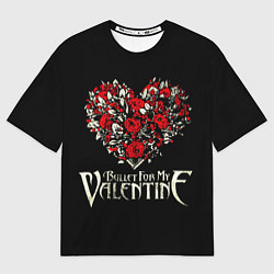 Футболка оверсайз мужская Bullet For My Valentine: Temper Temper, цвет: 3D-принт