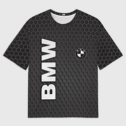 Футболка оверсайз мужская BMW, цвет: 3D-принт