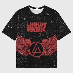 Футболка оверсайз мужская Linkin Park: Red Airs, цвет: 3D-принт