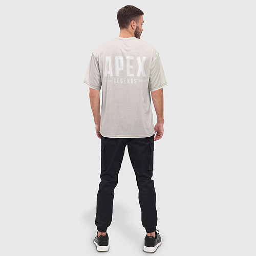 Мужская футболка оверсайз Apex Legends / 3D-принт – фото 4