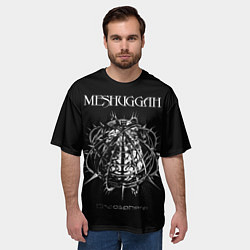 Футболка оверсайз мужская Meshuggah: Chaosphere, цвет: 3D-принт — фото 2