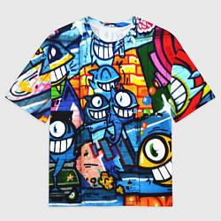 Футболка оверсайз мужская Graffiti Exclusive, цвет: 3D-принт