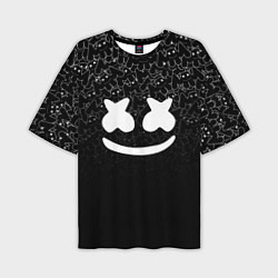 Мужская футболка оверсайз Marshmello Black