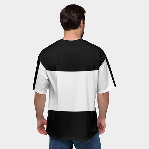 Мужская футболка оверсайз I like music / 3D-принт – фото 4