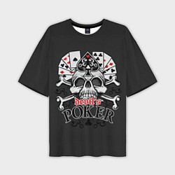 Футболка оверсайз мужская Poker devils, цвет: 3D-принт