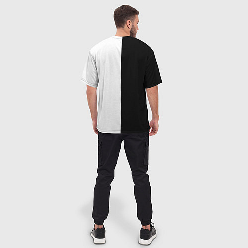 Мужская футболка оверсайз Чёрный клевер / 3D-принт – фото 4