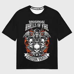 Футболка оверсайз мужская Original wheels of fire, цвет: 3D-принт