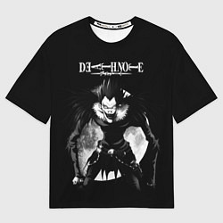 Футболка оверсайз мужская Тетрадь смерти, цвет: 3D-принт