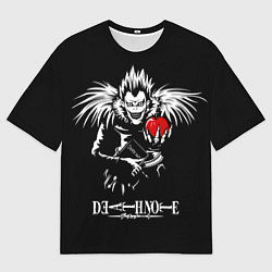 Футболка оверсайз мужская Тетрадь смерти, цвет: 3D-принт