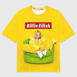 Футболка оверсайз мужская Billie Eilish, цвет: 3D-принт