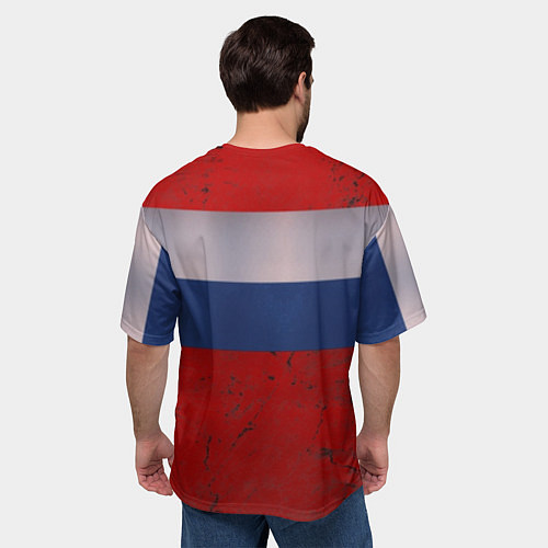 Мужская футболка оверсайз MADE IN USSR / 3D-принт – фото 4