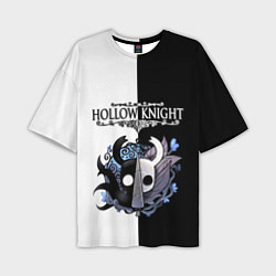 Футболка оверсайз мужская Hollow Knight Black & White, цвет: 3D-принт